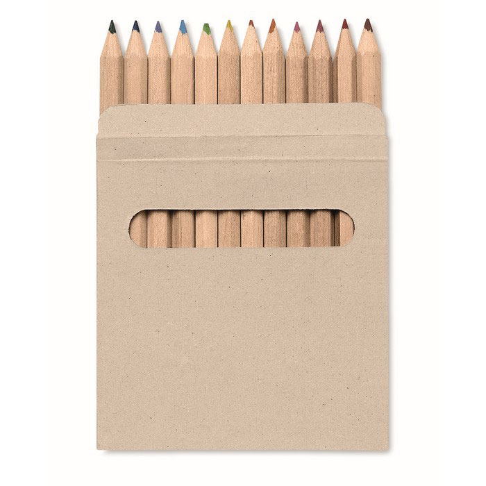 12 coloured pencils set-Brown-Tasmania-australia-1