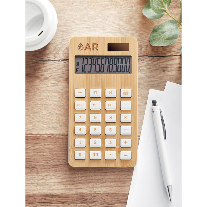 12 digit bamboo calculator-Wood-Tasmania-australia-2