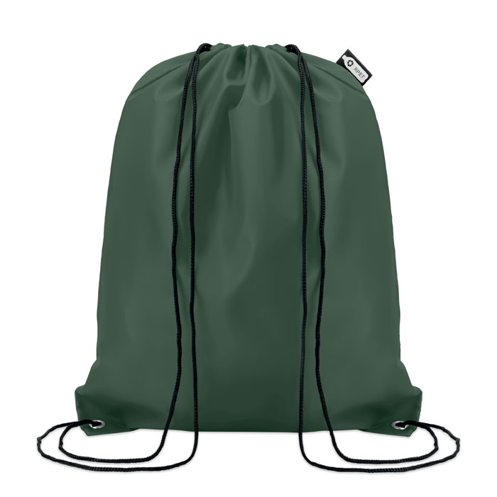 190T RPET drawstring bag-DARK GREEN-Tasmania-australia-1