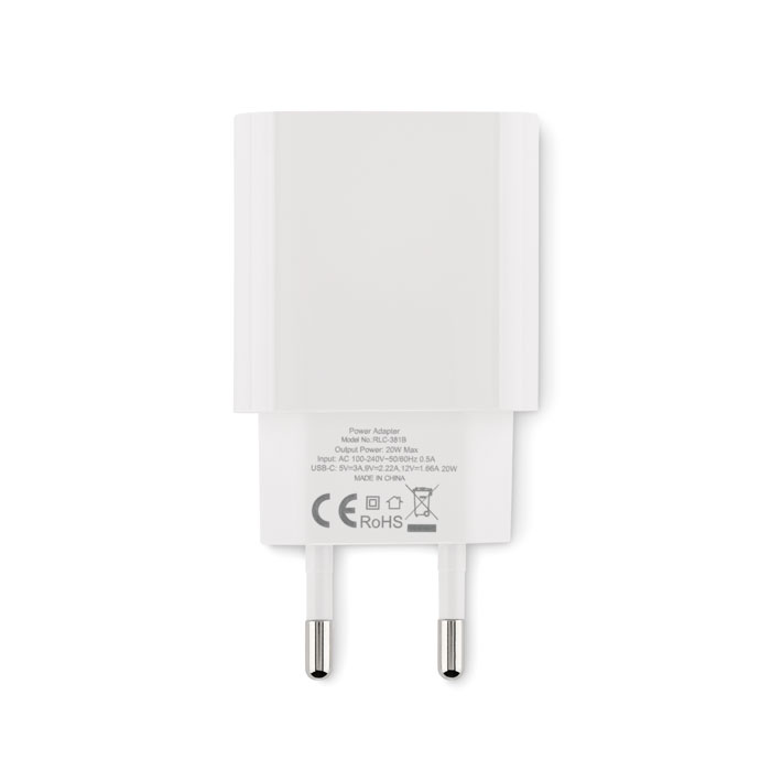 20W 2 port USB charger EU plug-WHITE-Tasmania-australia-4