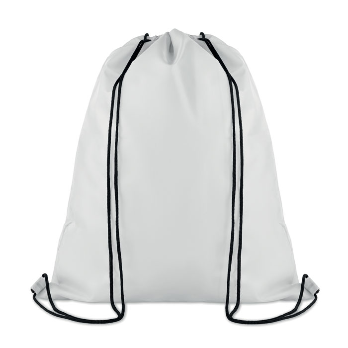210D polyester Drawstring bag-White-Tasmania-australia-3