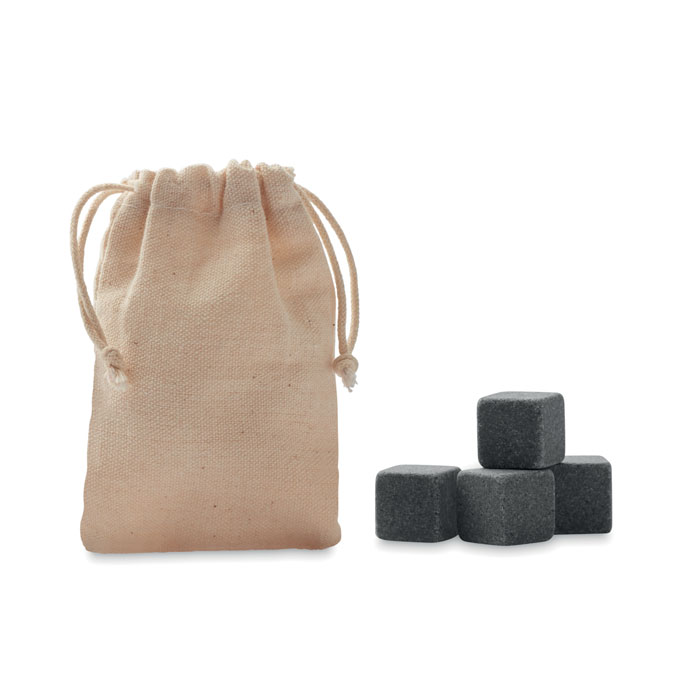 4 stone ice cubes in pouch-Beige-Tasmania-australia-1