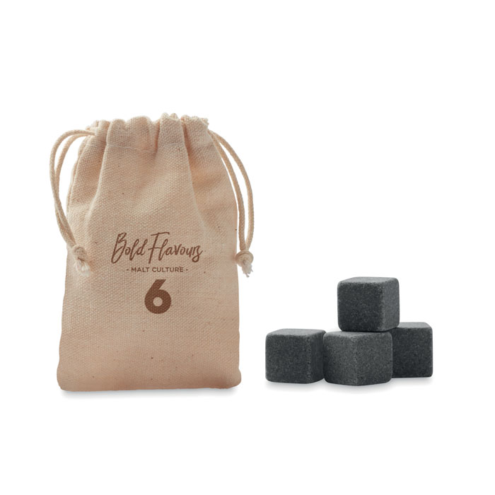 4 stone ice cubes in pouch-Beige-Tasmania-australia-2