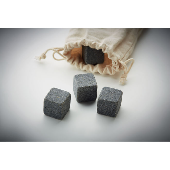 4 stone ice cubes in pouch-Beige-Tasmania-australia-3