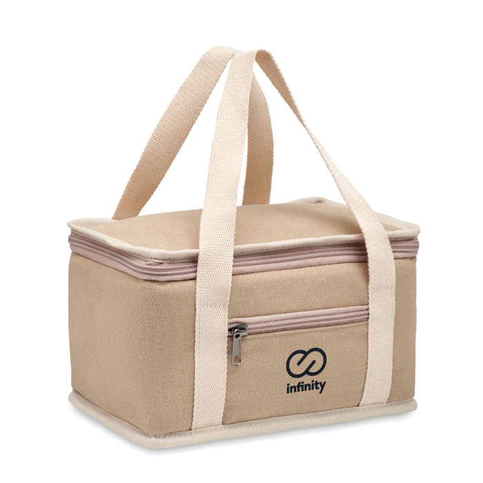 6 can cool bag canvas-BEIGE-Tasmania-australia-2