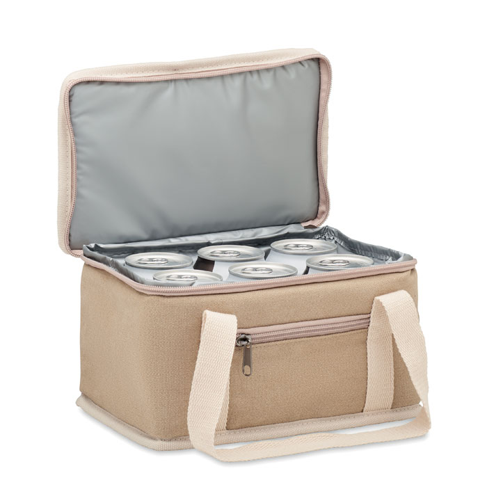 6 can cool bag canvas-BEIGE-Tasmania-australia-3