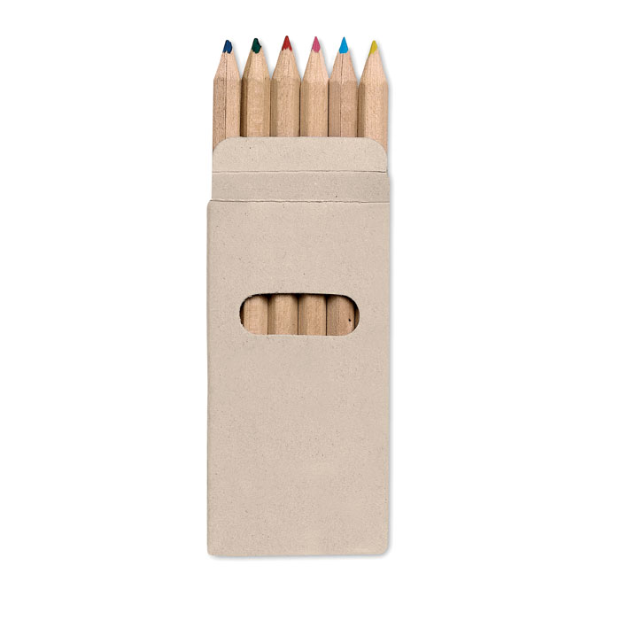 6 coloured pencils in box-Multicolor-Tasmania-australia-1