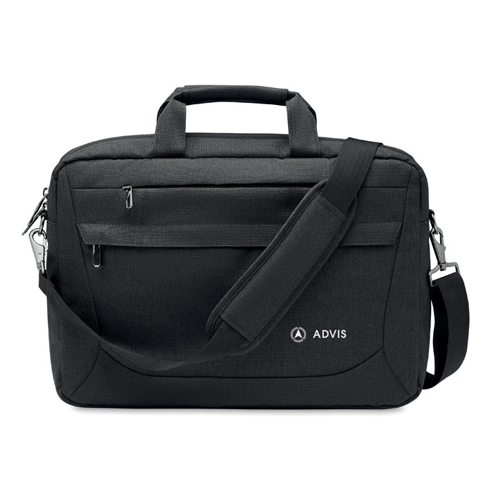 600 RPET laptop bag -Black-Tasmania-australia-2