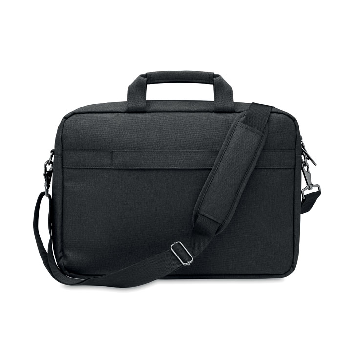 600 RPET laptop bag -Black-Tasmania-australia-3