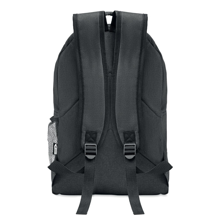 600D RPET 2 tone backpack-Black-White-Tasmania-australia-4