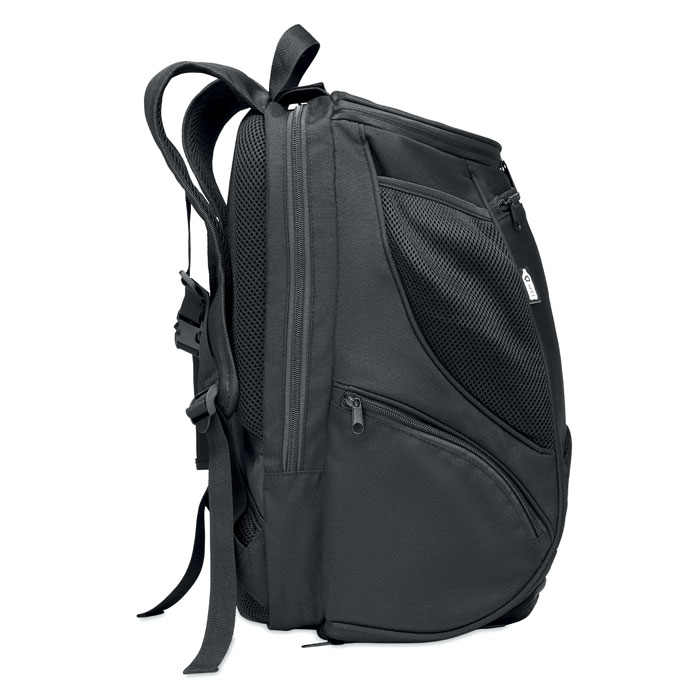 600D RPET sports rucksack-Black-Tasmania-australia-8
