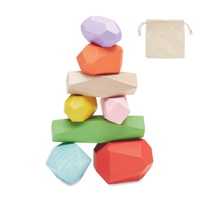 8 Stacking wood rocks in pouch-Beige-Tasmania-australia-1