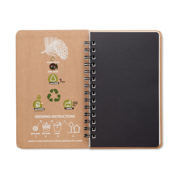 A5 Pine tree GROWNOTEBOOK™-Beige-Tasmania-australia-2
