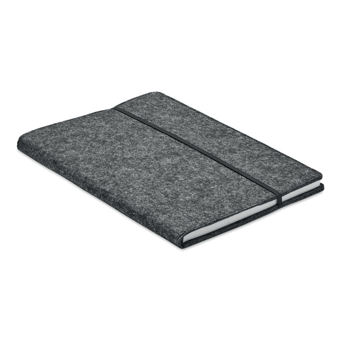 A5 notebook RPET felt-Stone grey-Tasmania-australia-1