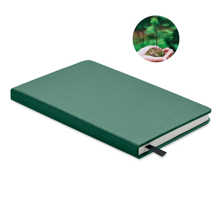 A5 recycled page notebook-DARK GREEN-Tasmania-australia-1