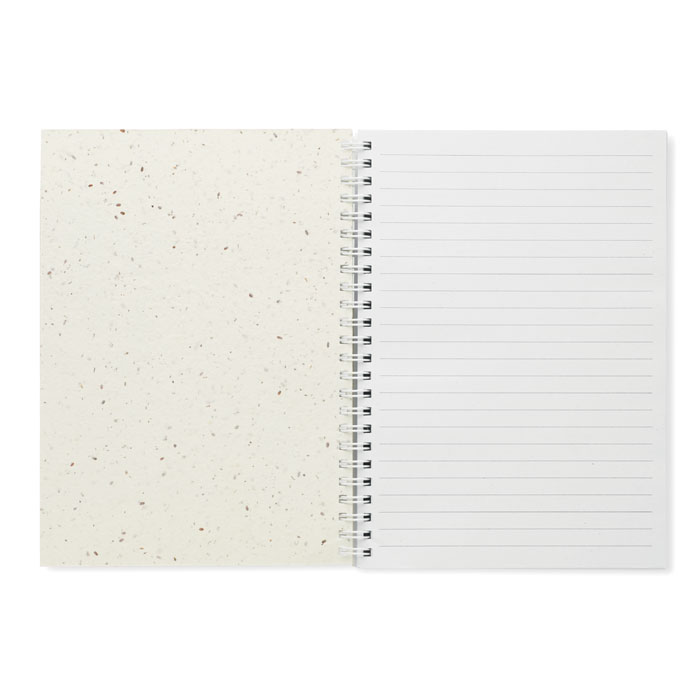 A5 seed paper cover notebook-White-Tasmania-australia-4