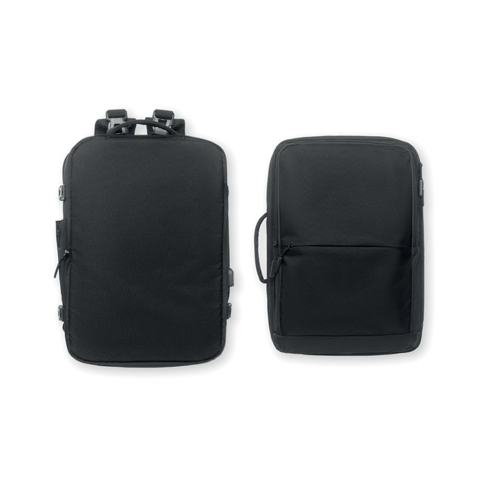 Backpack 600D RPET-Black-Tasmania-australia-4