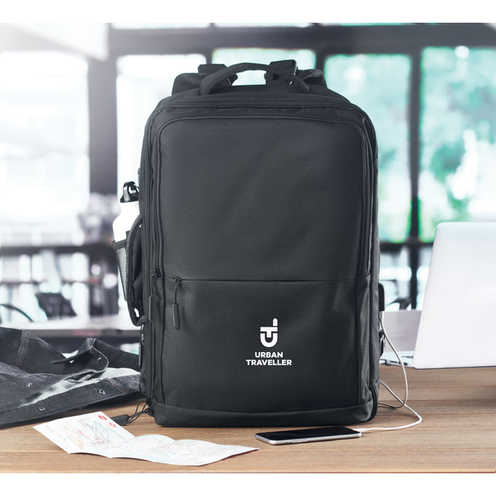 Backpack 600D RPET-Black-Tasmania-australia-5