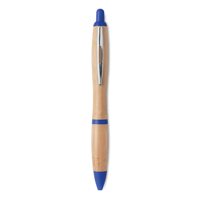 Ball pen in ABS and bamboo-ROYAL BLUE-Tasmania-australia-1
