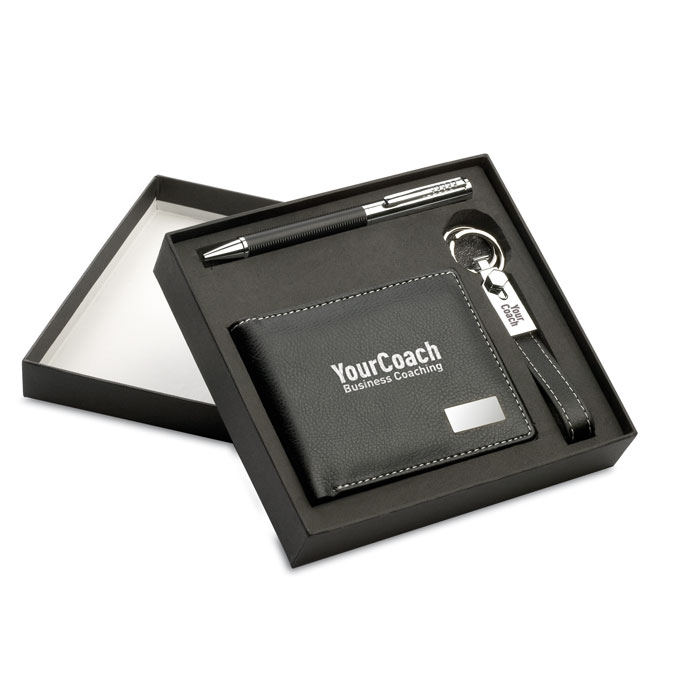 Ball pen key ring and wallet-Black-Tasmania-australia-2