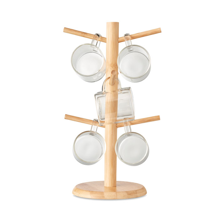 Bamboo cup set holder-Wood-Tasmania-australia-3