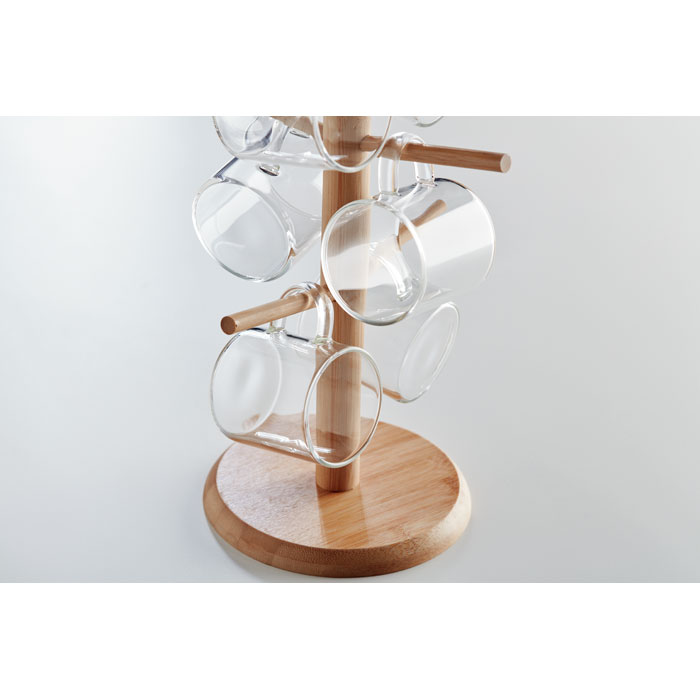 Bamboo cup set holder-Wood-Tasmania-australia-7