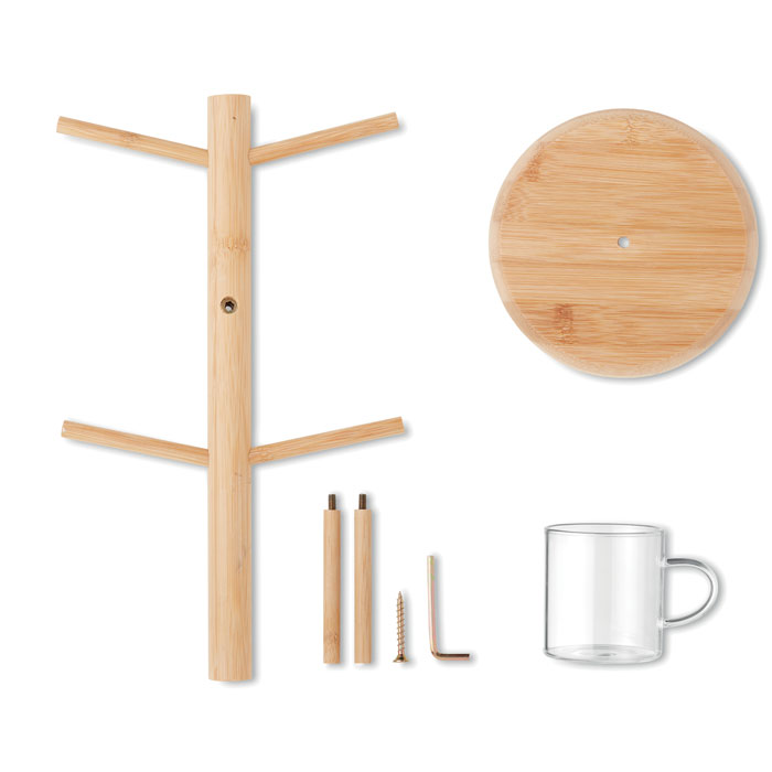 Bamboo cup set holder-Wood-Tasmania-australia-8