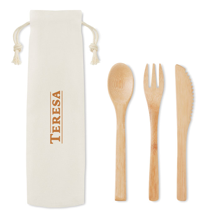Bamboo cutlery set-Beige-Tasmania-australia-2