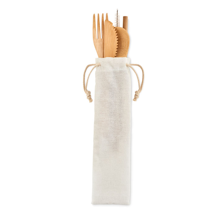 Bamboo cutlery with straw-Beige-Tasmania-australia-4 Bamboo cutlery with straw-Beige-Tasmania-australia-4