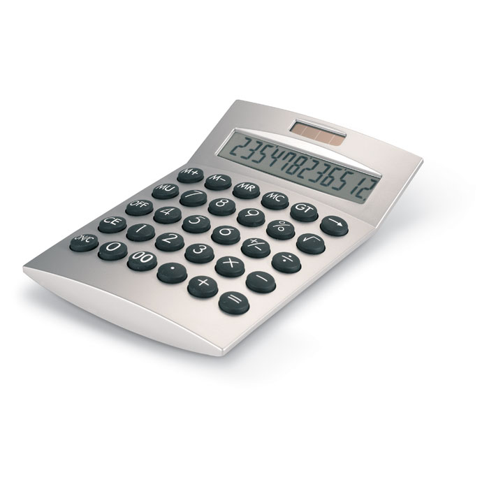Basics 12-digits calculator-Matt silver-Tasmania-australia-1