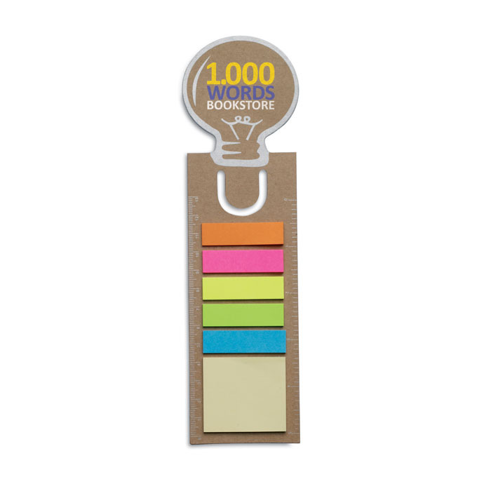Bookmark with sticky memo pad-beige-Tasmania-australia-2