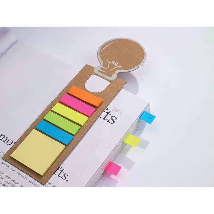 Bookmark with sticky memo pad-beige-Tasmania-australia-4