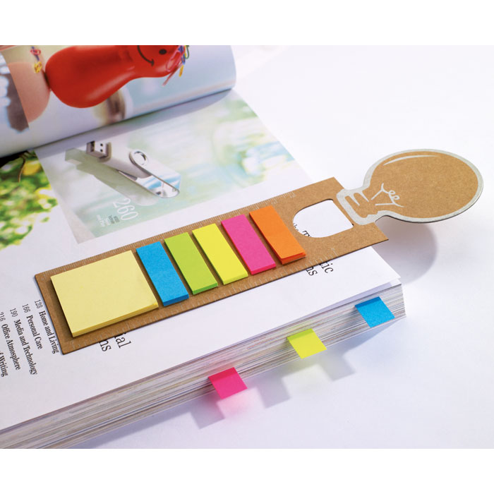 Bookmark with sticky memo pad-beige-Tasmania-australia-6