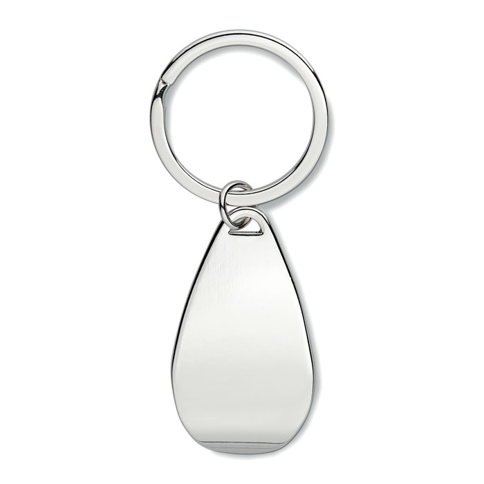 Bottle opener key ring-Shinny Silver-Tasmania-australia-1
