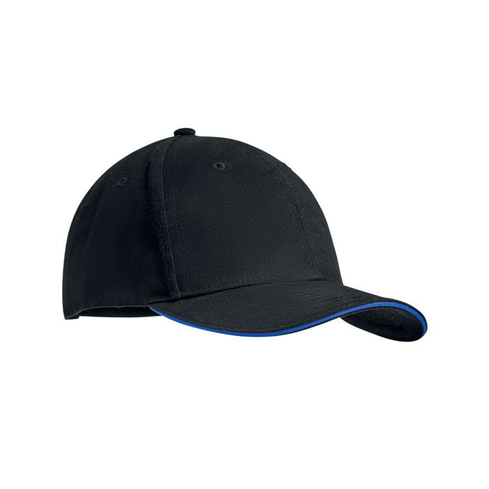 Brushed heavy cotton 6 panel sa-royal blue--Tasmania-australia-1