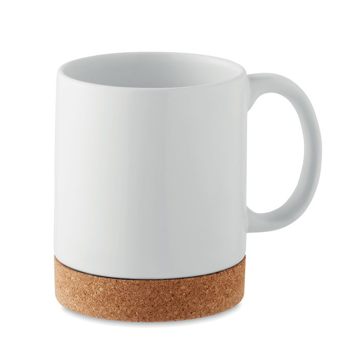 Ceramic cork mug 280 ml-White-Tasmania-australia-1