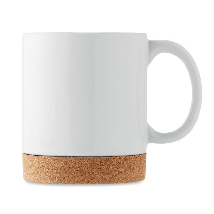 Ceramic cork mug 280 ml-White-Tasmania-australia-3