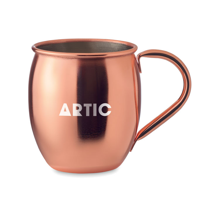 Cocktail copper mug 400 ml-Matt gold-Tasmania-australia-2