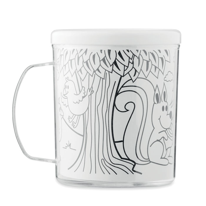 Colouring mug 280 ml-White-Tasmania-australia-6