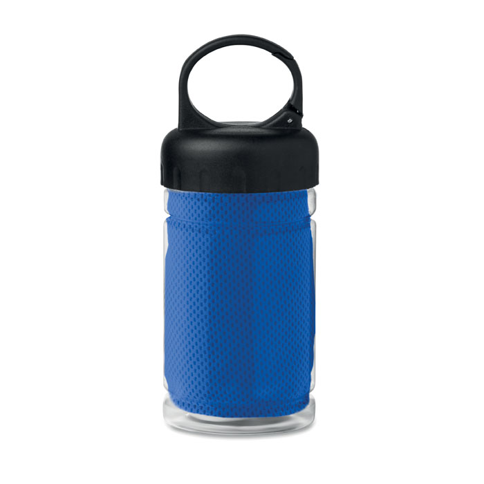Cooling towel in PET bottle-Royal blue-Tasmania-australia-1