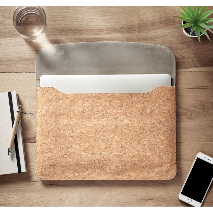 Cork laptop bag magnetic flap-Beige-Tasmania-australia-4 Cork laptop bag magnetic flap-Beige-Tasmania-australia-4