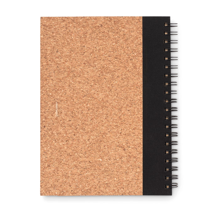 Cork notebook with pen-BLACK-Tasmania-australia-2