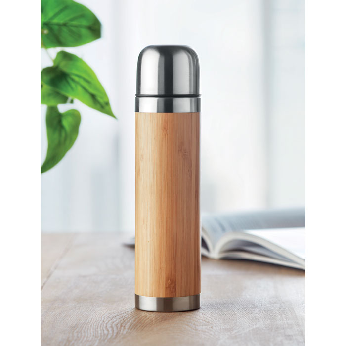 Double wall bamboo cover flask-Wood-Tasmania-australia-3