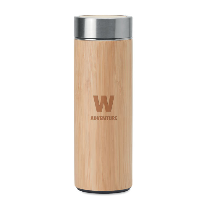 Double wall bamboo flask 400ml-WOOD-Tasmania-australia-2