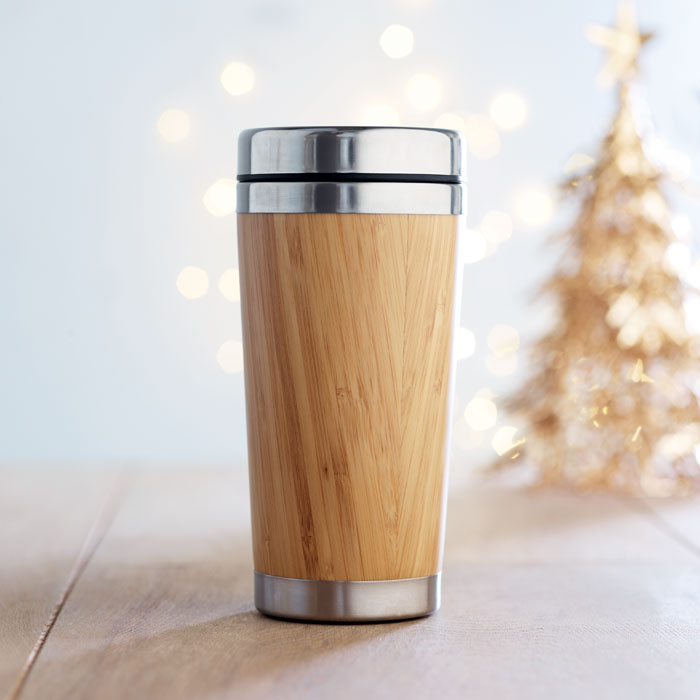 Double wall bamboo flask 400ml-Wood-Tasmania-australia-3
