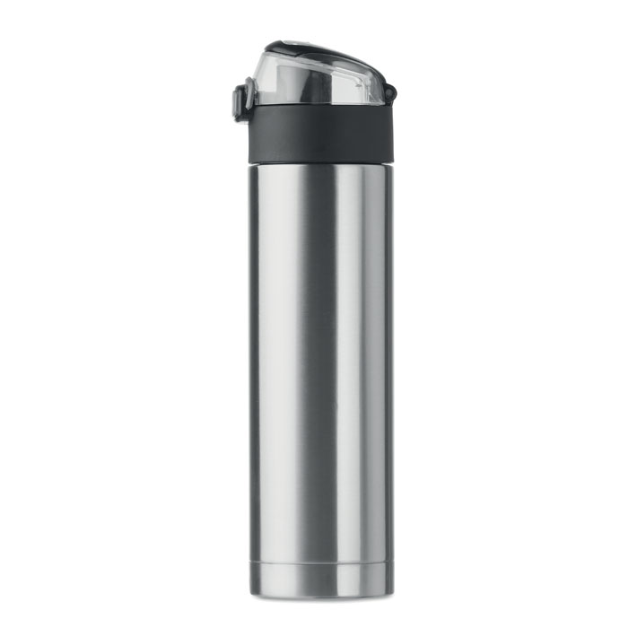 Double wall bottle 400ml-Matt silver-Tasmania-australia-3