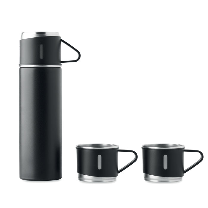 Double wall bottle and cup set-Black-Tasmania-australia-3