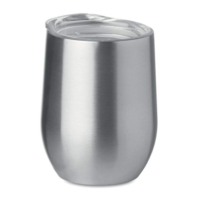 Double wall mug 300ml-Matt silver-Tasmania-australia-2