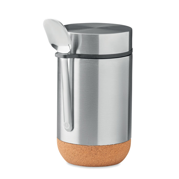 Double wall storage jar 400 ml-Matt silver-Tasmania-australia-1 Double wall storage jar 400 ml-Matt silver-Tasmania-australia-1