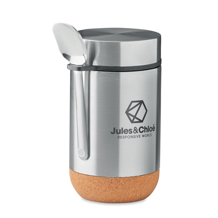 Double wall storage jar 400 ml-Matt silver-Tasmania-australia-2 Double wall storage jar 400 ml-Matt silver-Tasmania-australia-2